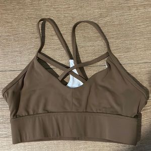 Nvgtn brown sports bra